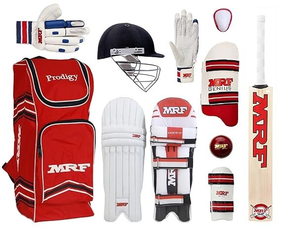 Uday Sports Cricket Kit Grand Edition, Full Cricket Set (4 No 8 to 13 Years)